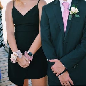 BLACK DO+BE FORMAL DRESS ASYMMETRICAL